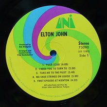 Laden Sie das Bild in den Galerie-Viewer, Elton John : Elton John (LP, Album, Gat)