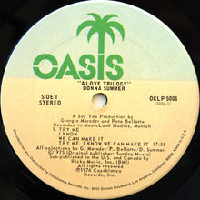 Load image into Gallery viewer, Donna Summer : A Love Trilogy (LP, Album, P/Mixed, San)