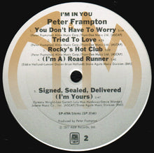 Laden Sie das Bild in den Galerie-Viewer, Peter Frampton : I'm In You (LP, Album, Pit)