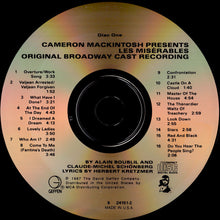 Laden Sie das Bild in den Galerie-Viewer, Cameron Mackintosh Presents Alain Boublil And Claude-Michel Schönberg : Les Misérables (Original Broadway Cast Recording) (2xCD, Album, RE)