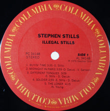 Load image into Gallery viewer, Stephen Stills : Illegal Stills (LP, Album, Ter)