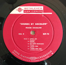 Laden Sie das Bild in den Galerie-Viewer, Frank Socolow's Sextet : Sounds By Socolow (LP, Album, Mono)