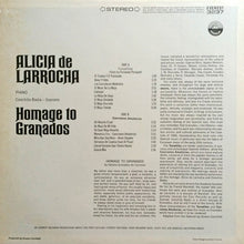Load image into Gallery viewer, Alicia De Larrocha, Conchita Badía : Homage To Granados (LP)
