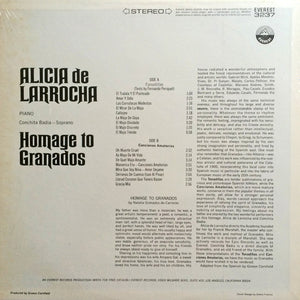 Alicia De Larrocha, Conchita Badía : Homage To Granados (LP)