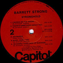 Laden Sie das Bild in den Galerie-Viewer, Barrett Strong : Stronghold (LP, Album)