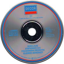 Charger l'image dans la galerie, Sibelius*, Philharmonia Orchestra, Vladimir Ashkenazy : Symphonies 3 & 6 (CD)