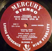 Laden Sie das Bild in den Galerie-Viewer, Rachmaninoff*, Byron Janis, London Symphony*, Antal Dorati : Piano Concerto No. 3 (LP, Album)