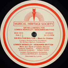 Load image into Gallery viewer, London Philharmonic Orchestra And London Symphony Orchestra : Sir Arthur Bliss, Mêlée Fantasque; Gustav Holst, Japanese Suite; Sir William Walton, Music For Children; Berkeley/Britten, Mont Juic (Suite Of Catalan Dances) (LP, RE)