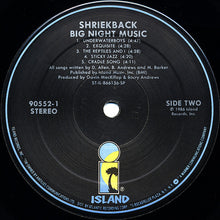 Load image into Gallery viewer, Shriekback : Big Night Music (LP, Album, SP )