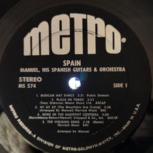 Load image into Gallery viewer, Manuel, His Spanish Guitars & Orchestra : Spain (LP, Album)