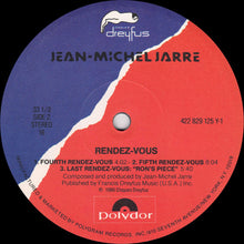 Laden Sie das Bild in den Galerie-Viewer, Jean Michel Jarre* : Rendez-Vous (LP, Album, 16)