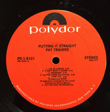Charger l'image dans la galerie, Pat Travers : Putting It Straight (LP, Album, PRC)