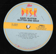 Laden Sie das Bild in den Galerie-Viewer, Gary Glitter : Glitter And Gold (10", MiniAlbum, Comp)