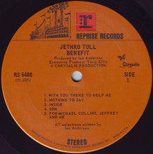 Laden Sie das Bild in den Galerie-Viewer, Jethro Tull : Benefit (LP, Album, RP, San)