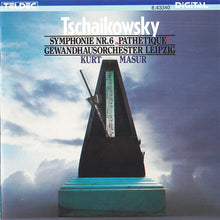 Charger l'image dans la galerie, Tschaikowsky*, Gewandhausorchester Leipzig, Kurt Masur : Symphonie Nr. 6 „Pathétique” (CD)