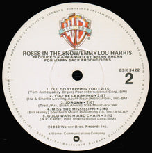 Laden Sie das Bild in den Galerie-Viewer, Emmylou Harris : Roses In The Snow (LP, Album, Win)