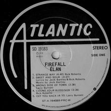 Charger l'image dans la galerie, Firefall : Élan (LP, Album, PRC)