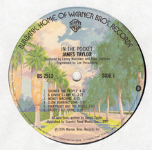 Laden Sie das Bild in den Galerie-Viewer, James Taylor (2) : In The Pocket (LP, Album, Jac)