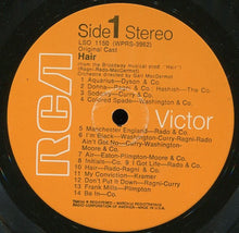 Load image into Gallery viewer, Various : Hair - The American Tribal Love-Rock Musical (The Original Broadway Cast Recording) (LP, Album, RP, Roc)