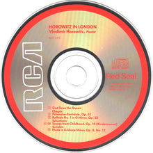 Load image into Gallery viewer, Vladimir Horowitz : Horowitz In London (CD, Album)