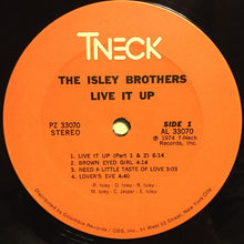 Load image into Gallery viewer, The Isley Brothers : Live It Up (LP, Album, Ter)