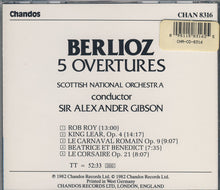 Laden Sie das Bild in den Galerie-Viewer, Berlioz*, Scottish National Orchestra*, Alexander Gibson : 5 Overtures (CD, Album)