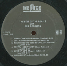 Load image into Gallery viewer, The Quails Featuring Bill Robinson* : Sing Their Greatest Hits (LP, Comp)