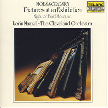 Load image into Gallery viewer, Moussorgsky* - Lorin Maazel, The Cleveland Orchestra : Pictures At An Exhibition • Night On Bald Mountain (CD, Album)