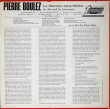 Load image into Gallery viewer, Pierre Boulez : Le Marteau Sans Maître (LP)