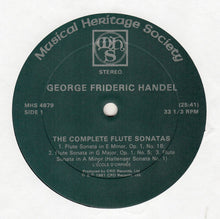 Load image into Gallery viewer, George Frideric Handel*, L'École D'Orphée : The Complete Flute Sonatas / Trio Sonatas For Flute / Recorder / Oboe (2xLP, Gat)