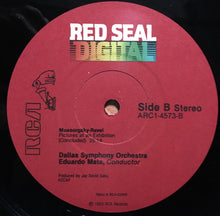 Load image into Gallery viewer, Mussorgsky* / Ravel*, Dallas Symphony Orchestra, Mata* : Pictures At An Exhibition / Le Tombeau De Couperin (LP, Album)