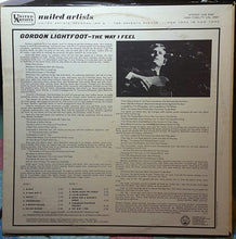 Laden Sie das Bild in den Galerie-Viewer, Gordon Lightfoot : The Way I Feel (LP, Album, RE)