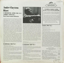 Load image into Gallery viewer, André Cluytens, Bizet* - Paris Conservatoire Orchestra* : L'Arlésienne - Suites Nos.1 & 2 / Carmen Suite No.1 (LP, Album)