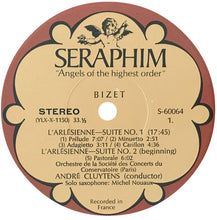Load image into Gallery viewer, André Cluytens, Bizet* - Paris Conservatoire Orchestra* : L'Arlésienne - Suites Nos.1 & 2 / Carmen Suite No.1 (LP, Album)
