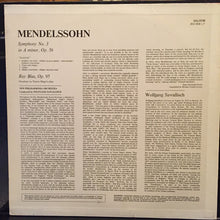 Load image into Gallery viewer, Mendelssohn*, New Philharmonia Orchestra, Wolfgang Sawallisch : Symphony No. 3 in A Minor, Op.56 "Scottish" / Ruy Blas, Op.95 (LP)