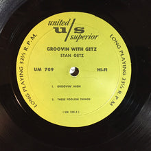 Load image into Gallery viewer, Stan Getz : Groovin' With Getz (LP, Comp, Mono, RE)