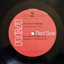 Load image into Gallery viewer, Chopin*, Rubinstein* : The Chopin Ballades (LP, RE, Ind)