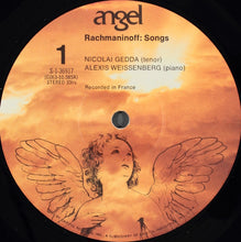Load image into Gallery viewer, Rachmaninov* - Nicolaï Gedda* • Alexis Weissenberg : Songs (LP)