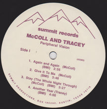 Load image into Gallery viewer, McColl & Tracey : Peripheral Vision (LP)