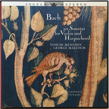 Load image into Gallery viewer, Bach*, Yehudi Menuhin, George Malcolm, Ambrose Gauntlett : Six Sonatas For Violin And Harpsichord (2xLP + Box)