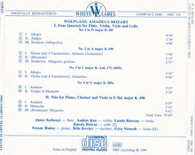 Load image into Gallery viewer, W. A. Mozart* : 4 Flute Quartets, Clarinet Trio (CD, Comp, RM)