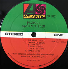 Laden Sie das Bild in den Galerie-Viewer, Passport (2) : Garden Of Eden (LP, Album, RI)