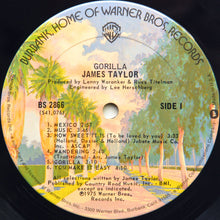 Load image into Gallery viewer, James Taylor (2) : Gorilla (LP, Album, San)