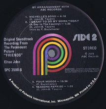 Load image into Gallery viewer, Elton John : Friends (Original Soundtrack Recording) (LP, Album, RE, RM)