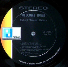 Load image into Gallery viewer, Richard "Groove" Holmes : Welcome Home (LP, Album, Gat)