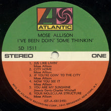 Charger l'image dans la galerie, Mose Allison : I've Been Doin' Some Thinkin' (LP, Album)
