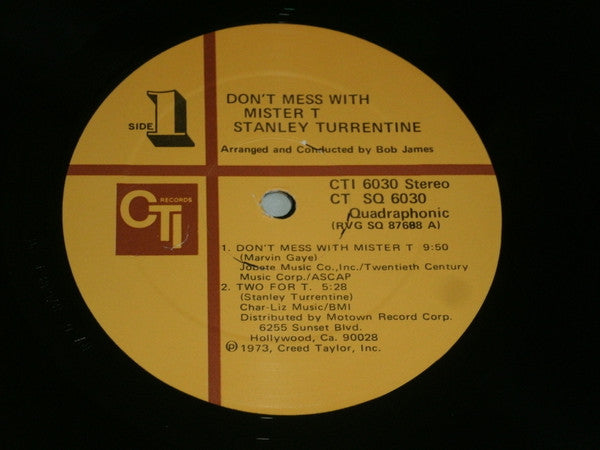 Stanley Turrentine - Don't Mess With Mister T. - LP