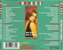 Load image into Gallery viewer, Ann-Margret* : And Here She Is Again (2xCD, Comp)