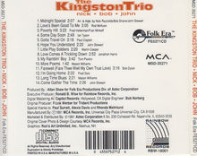 Load image into Gallery viewer, The Kingston Trio* : Nick - Bob - John (CD, Album)