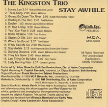 Load image into Gallery viewer, The Kingston Trio* : Stay Awhile (CD, Album)